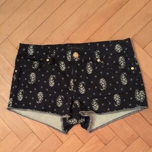 Juicy Couture Paisley Denim Women Shorts Size 26